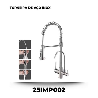 Torneira de aço inox