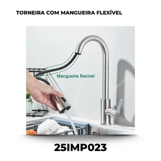 Torneira com mangueira flexível
