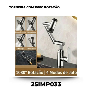 Torneira com 1080* rotação