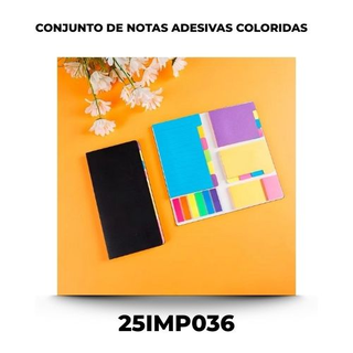 Conjunto De Notas Adesivas Coloridas