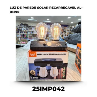 Luz de parede solar recarregavel AL- B1290