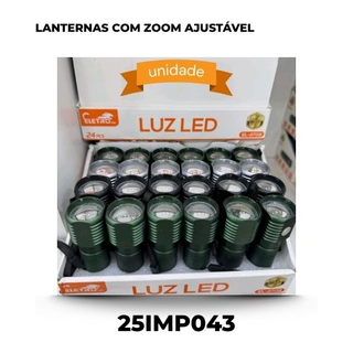 Lanternas com zoom ajustável