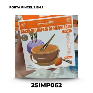Porta pincel 2 em 1