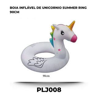 Boia Inflável De Unicornio summer ring 90cm