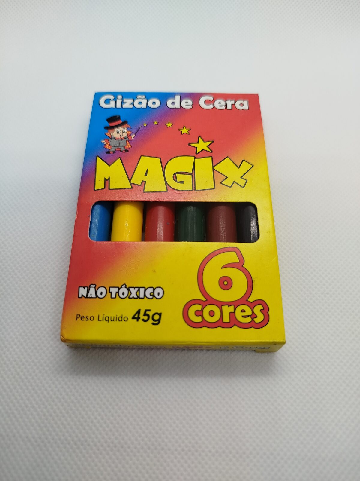 Gizao de cera c 6 cores