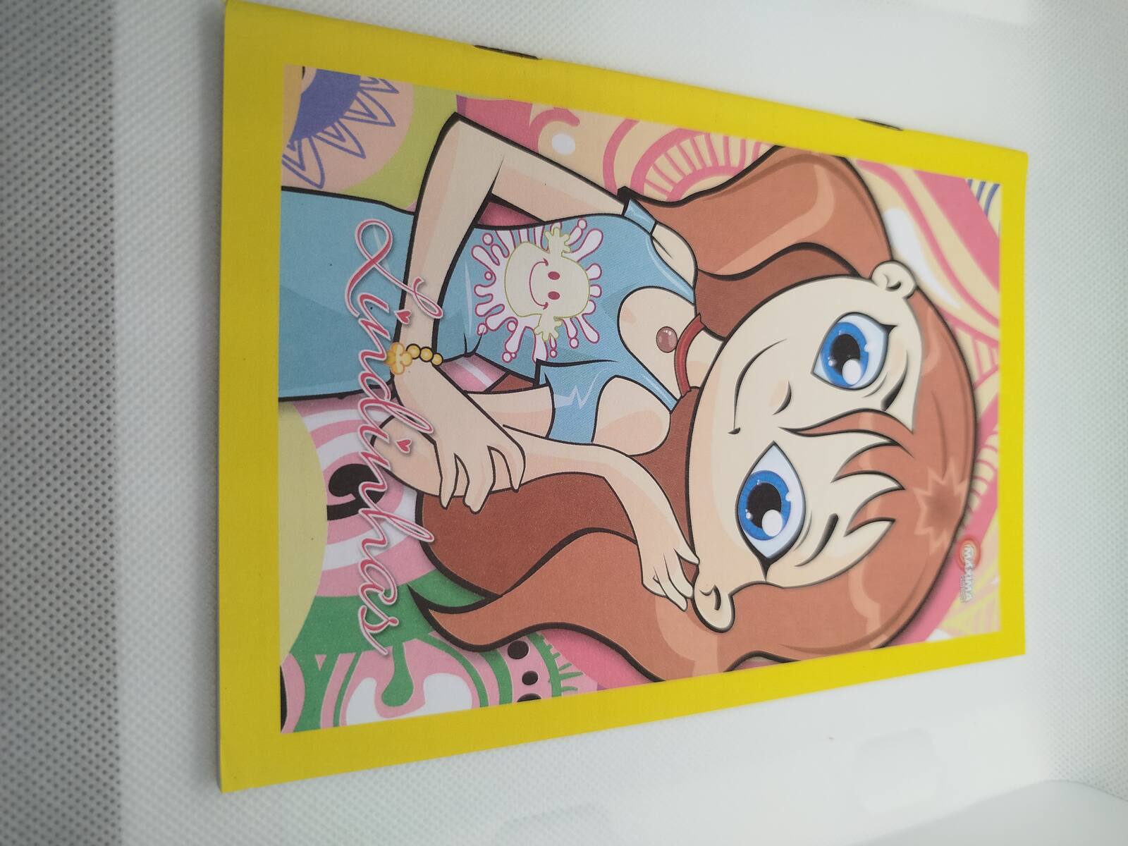 Caderno bilhete feminino 48,folhas