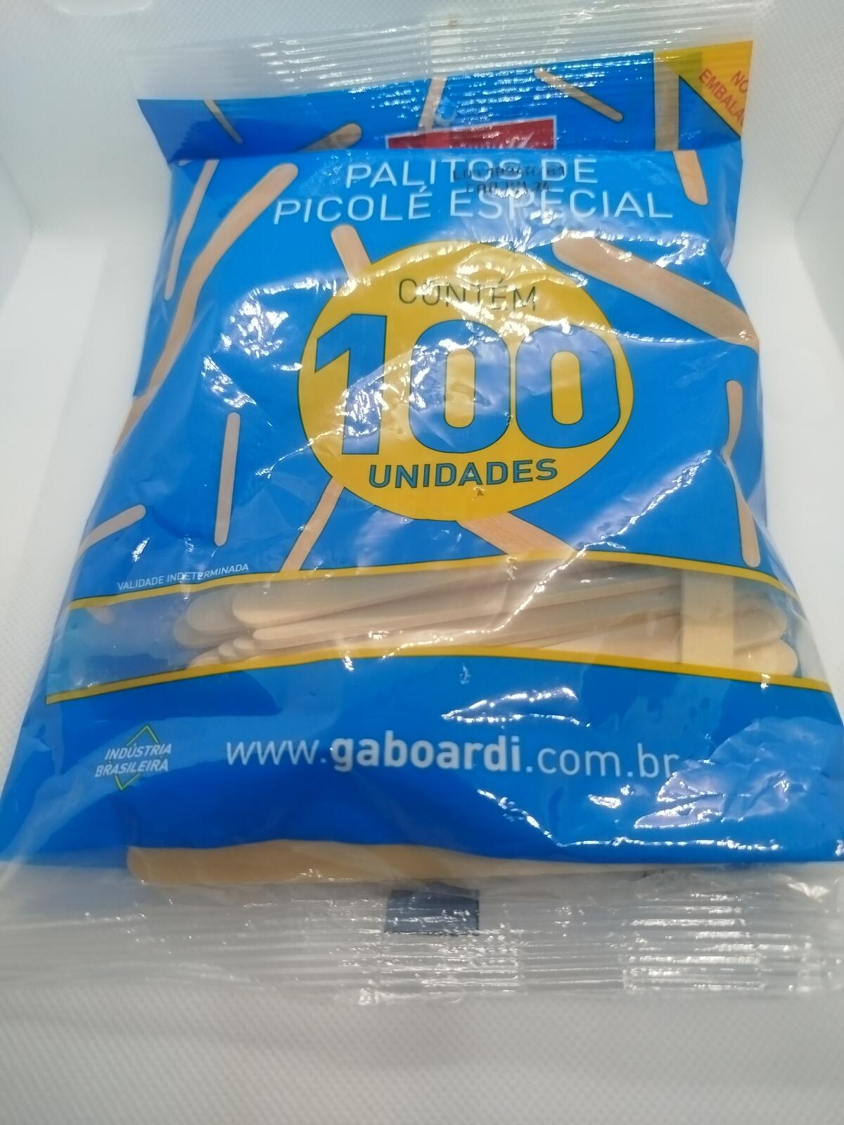 Palito de picolé c100